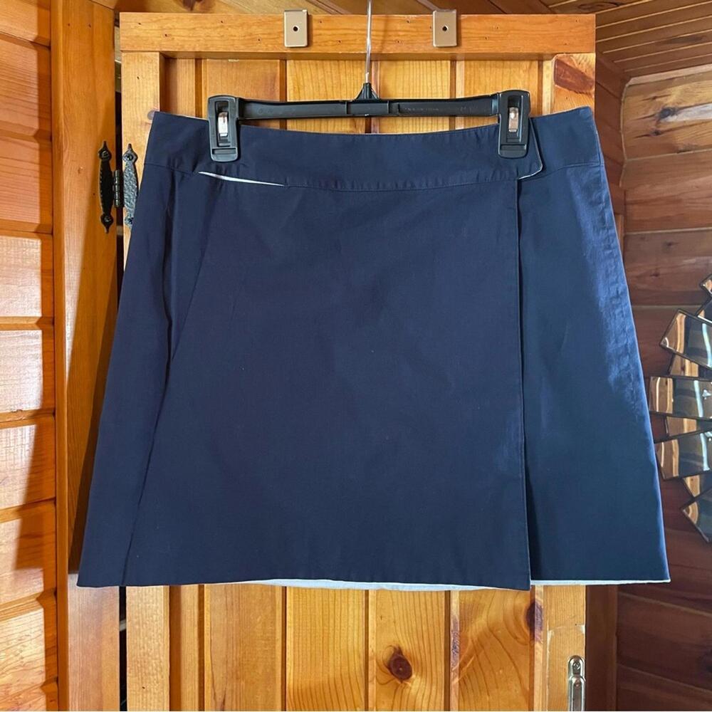 The‎ Limited Blue A-Line Mini Skirt Wrap Casual